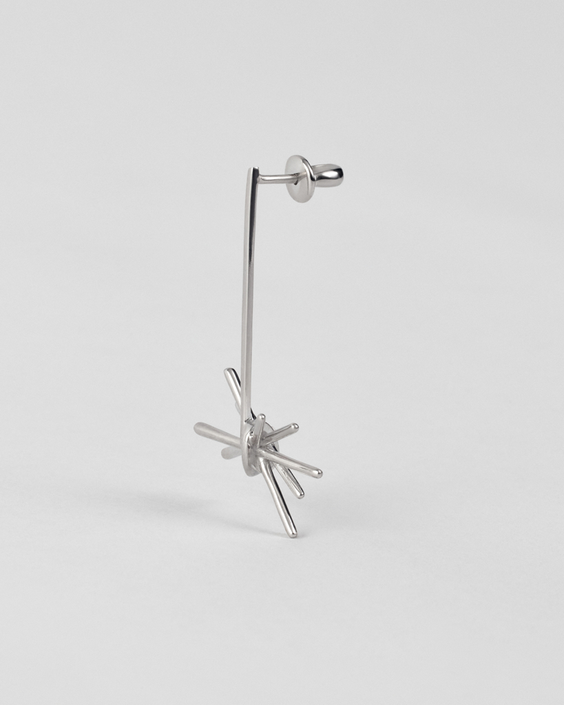 Моносерьги Single earring Five of wands фото